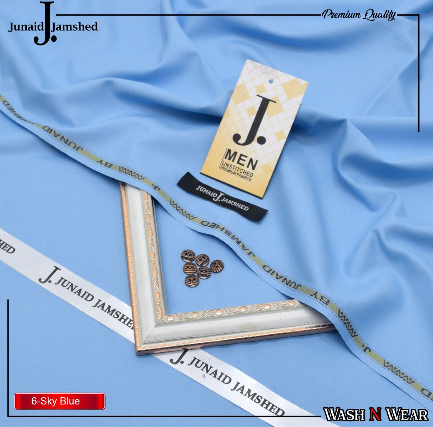 Premium Quality Men Wash N Wear Fabric J.512